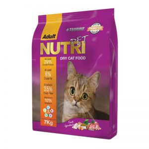 غذای خشک گربه نوتری پت مدل Adult مقدار 7 کیلوگرم