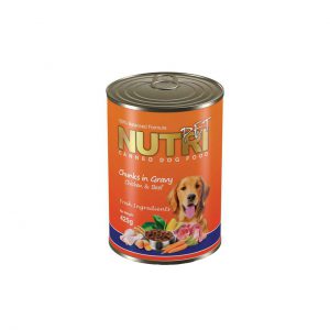 کنسرو آماده نوتری پت مخصوص سگ وزن 425 گرم | Nutri Pet Canned Dog Food 425Gr