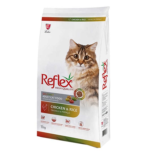 غذای گربه رفلکس مولتی کالر | multi-color reflex cat food 15kg