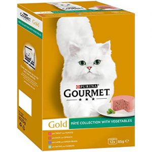 غذای گربه گورمت گلد وزن 85 گرمی | Gourmet Gold