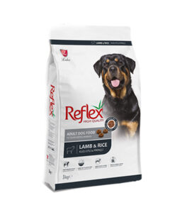 غذای خشک سگ بالغ رفلکس مدل lamb & rice وزن 3 کیلوگرم