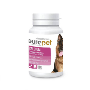 قرص کلسیم سگ یوروپت Europet Dog Calcium بسته 150 عددی
