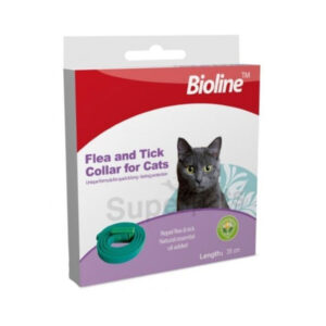 قلاده گربه ضد کک و کنه بایولاین مدل Bioline – flea and tick collar