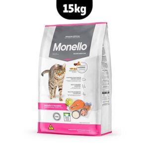 غذای خشک گربه بالغ مونلو مدل میکس ۱۵kg