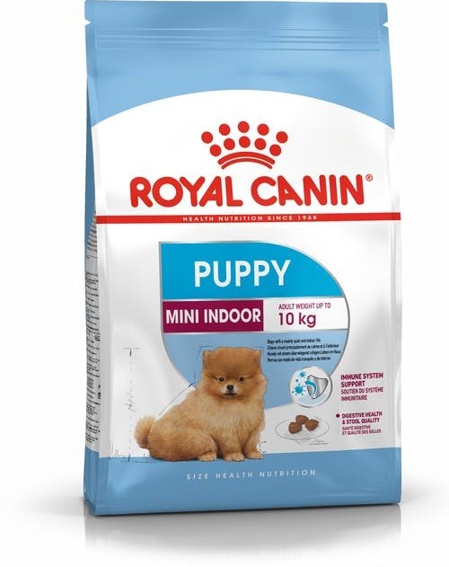 ØºØ°Ø§ÛŒ Ø®Ø´Ú© ØªÙˆÙ„Ù‡ Ø³Ú¯ Ù†Ú˜Ø§Ø¯ Ú©ÙˆÚ†Ú© Ø±ÙˆÛŒØ§Ù„ Ú©Ù†ÛŒÙ† Ù…Ø¯Ù„ Ø§ÛŒÙ†Ø¯ÙˆØ± ÙˆØ²Ù† 1.5 Ú©ÛŒÙ„ÙˆÚ¯Ø±Ù… Ø§ Royal Canin Mini Indoor Puppy 1.5kg