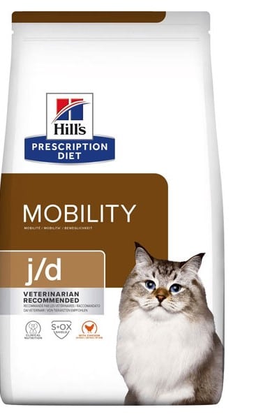 غذای خشک گربه موبیلیتی هیلز با طعم مرغ Hill’s prescription diet mobility with chicken وزن ۱.۵ کیلوگرم