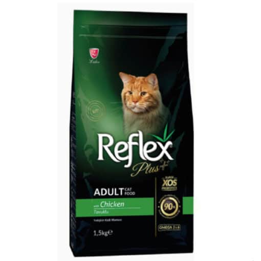 غذای گربه ادالت با طعم مرغ رفلکس پلاس 15کیلویی – Reflex Plus Adult Chicken 15kg ا gh-rf-ct-ac15