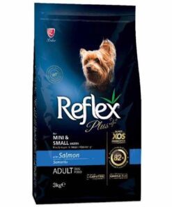 غذای خشک سگ نژاد کوچک رفلکس پلاس طعم سالمون وزن 3 کیلوگرم ا Reflex Plus Mini Adult Dog Food Salmon