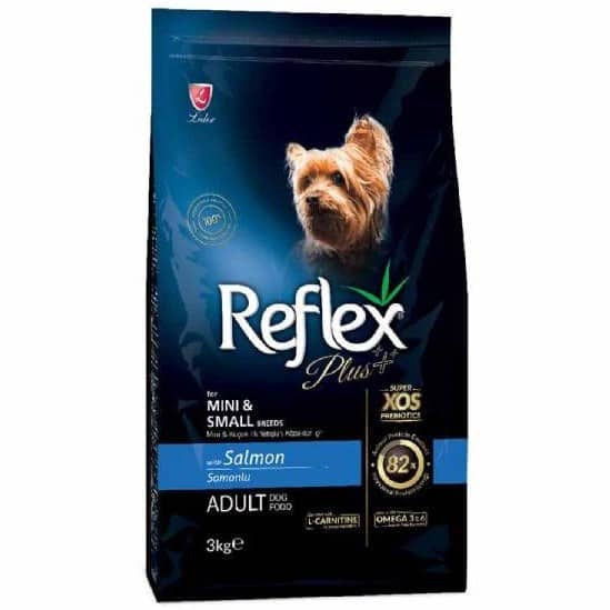 غذای خشک سگ نژاد کوچک رفلکس پلاس طعم سالمون وزن 3 کیلوگرم ا Reflex Plus Mini Adult Dog Food Salmon